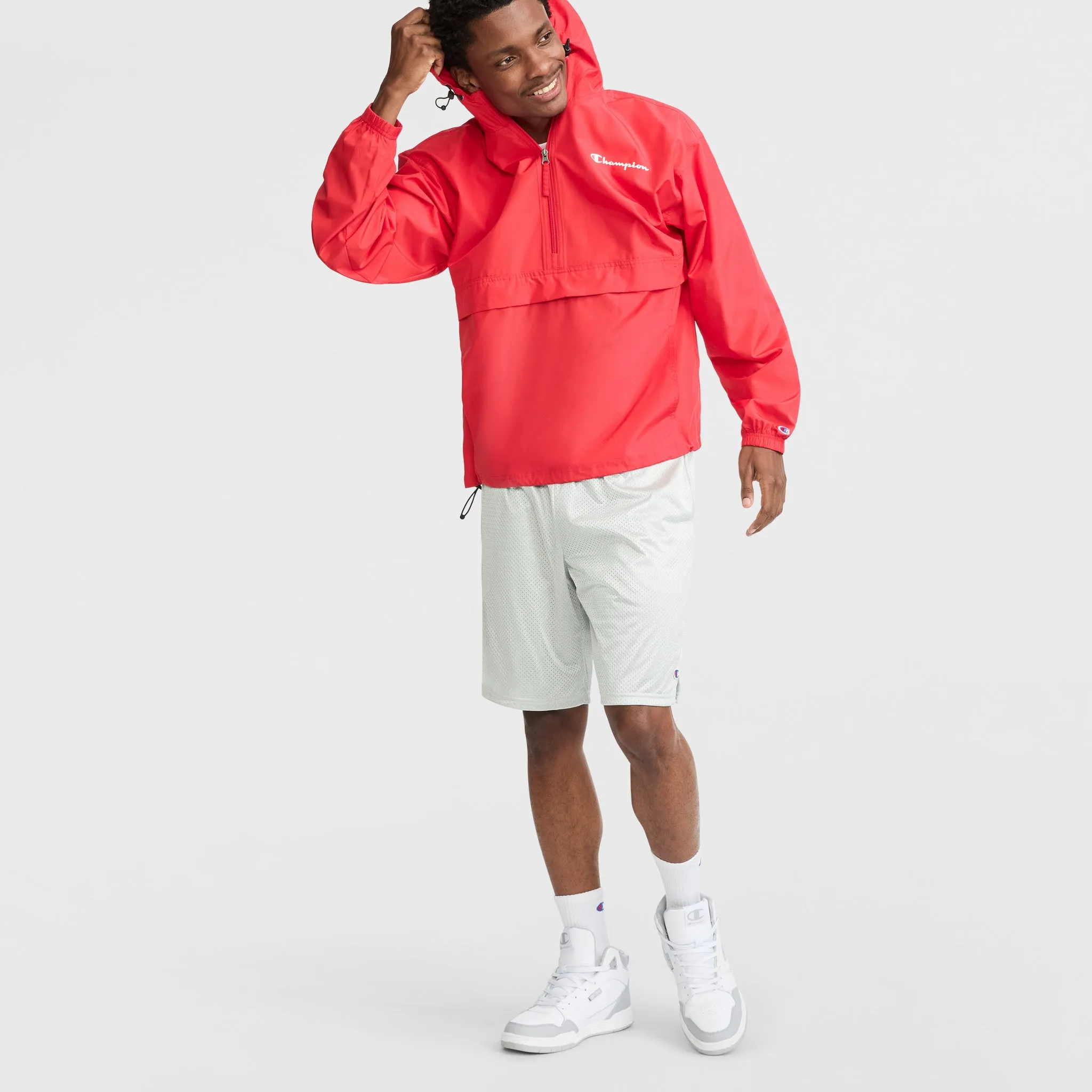 Champion Stadium Packable Jacket, Script Logo
