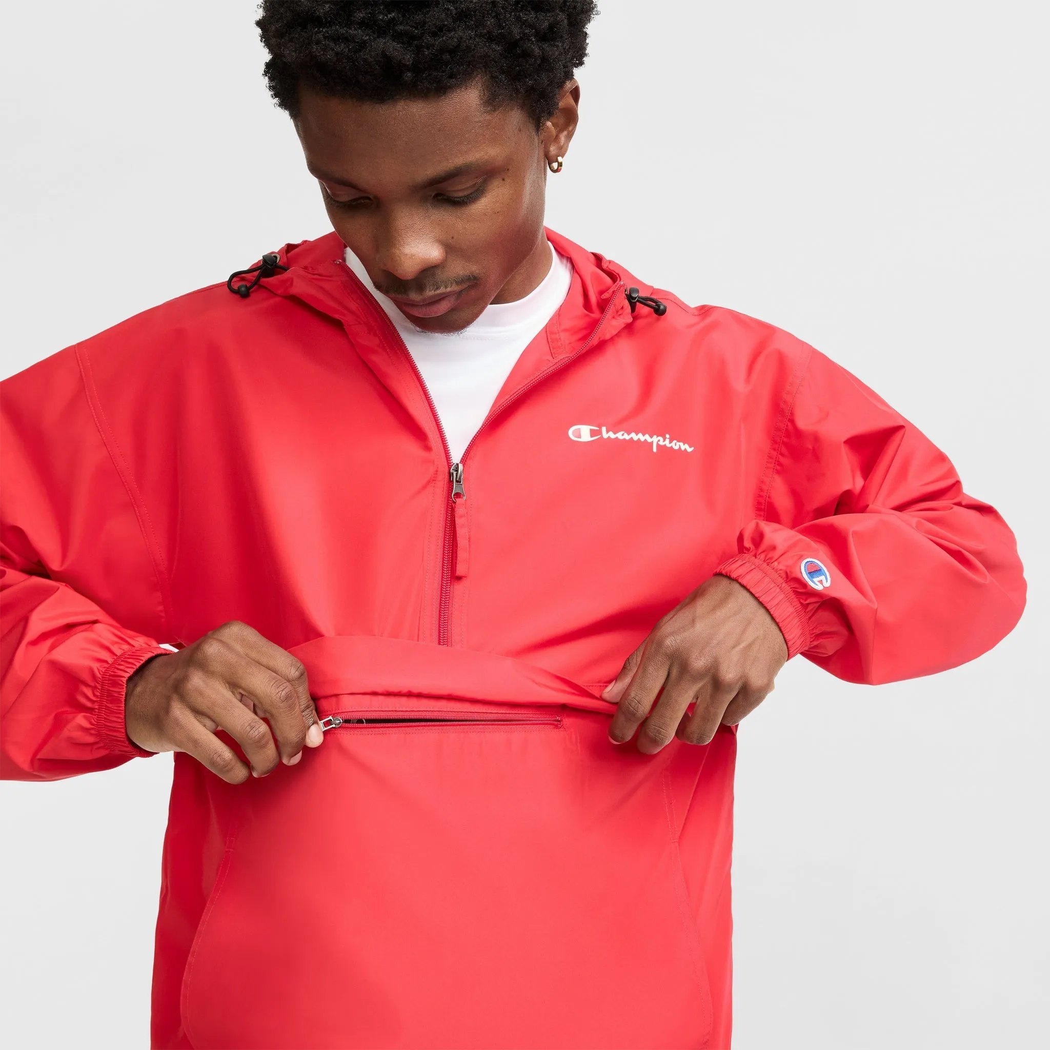 Champion Stadium Packable Jacket, Script Logo