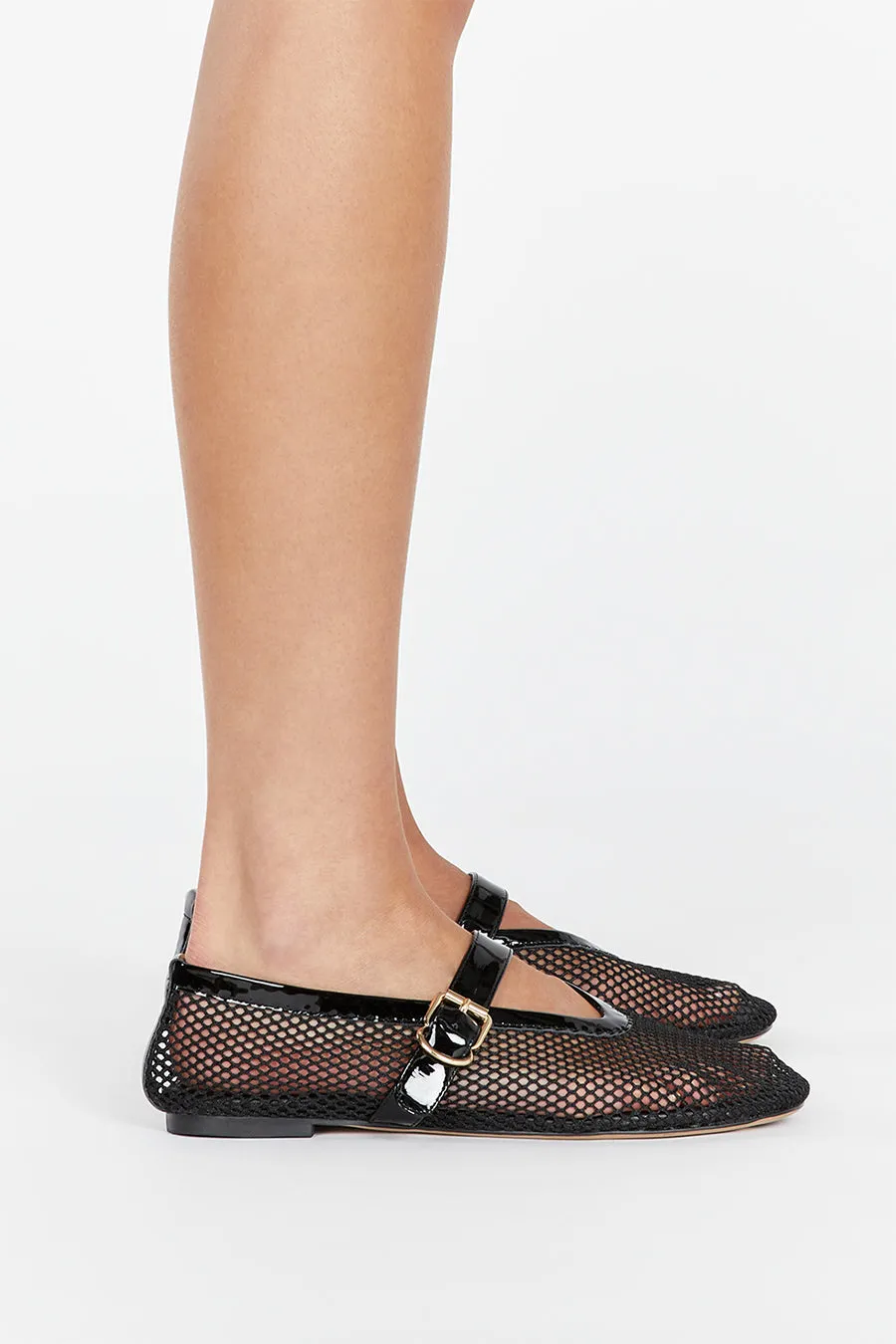 Dissh ALIAS MAE PIA BLACK BALLET FLAT