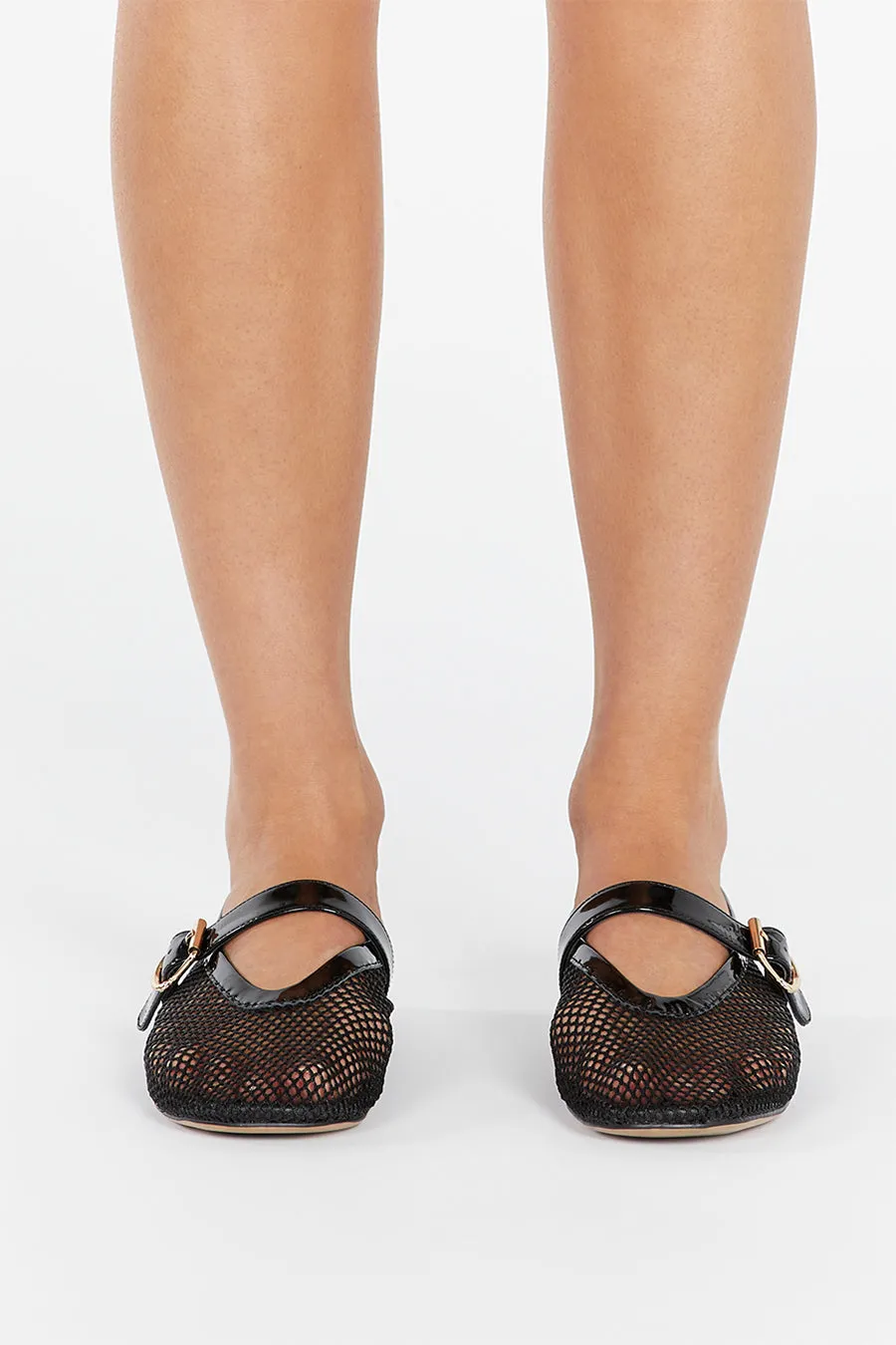 Dissh ALIAS MAE PIA BLACK BALLET FLAT