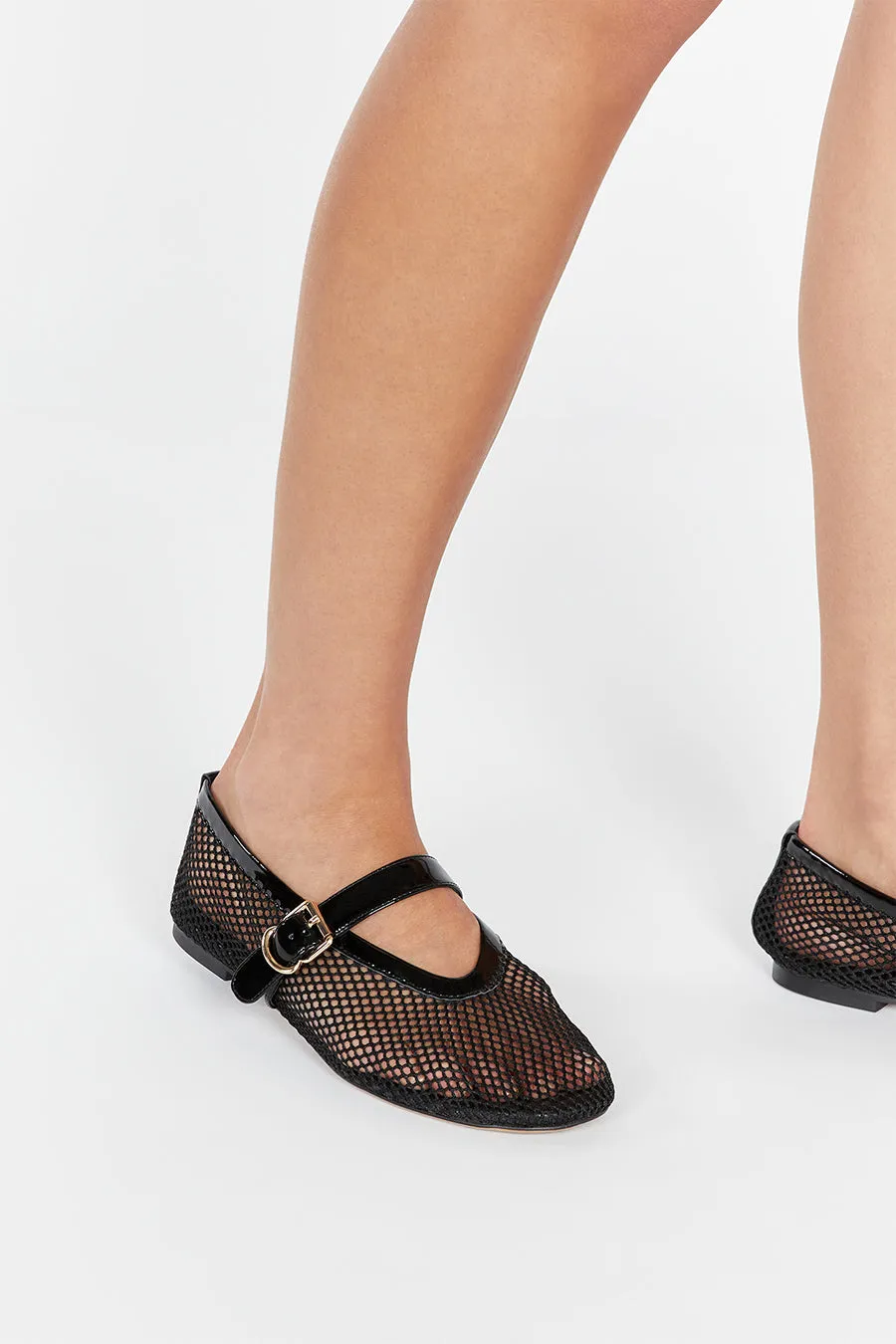 Dissh ALIAS MAE PIA BLACK BALLET FLAT