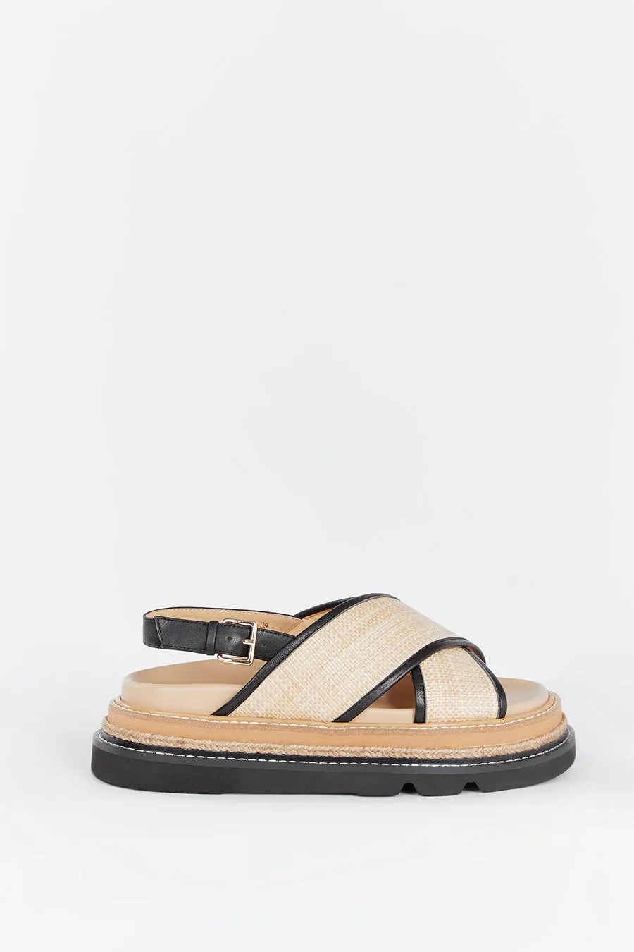 Dissh ALIAS MAE VERONA NAT/BLACK SANDAL