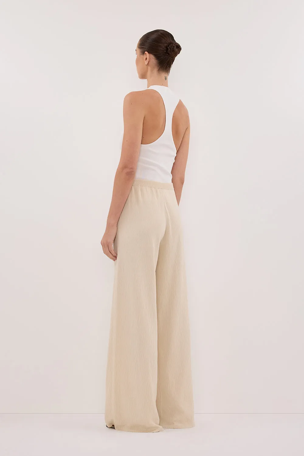 Dissh ALIAS NATURAL TEXTURED KNIT PANT