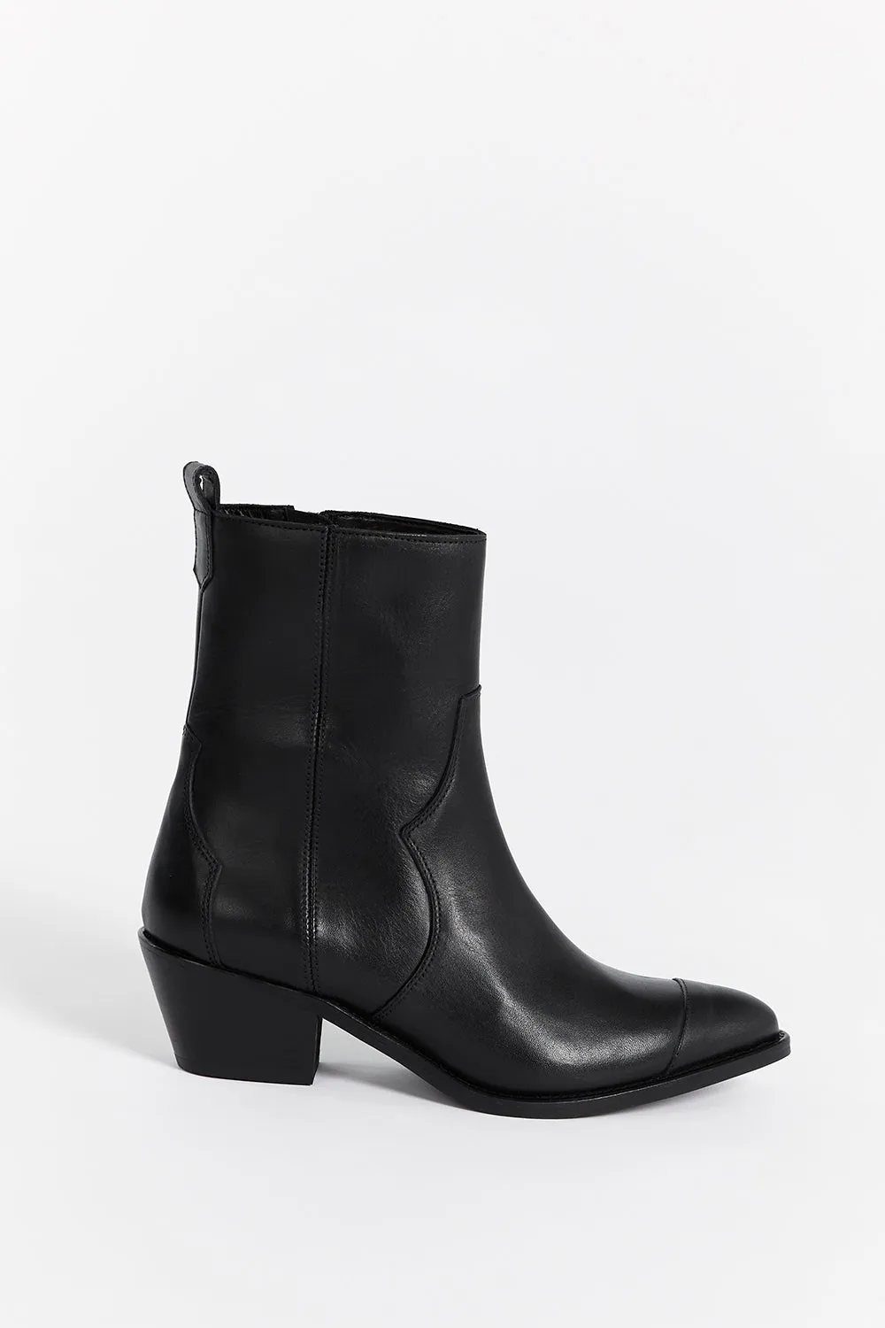 Dissh ALOHAS AUSTIN BLACK LEATHER BOOT