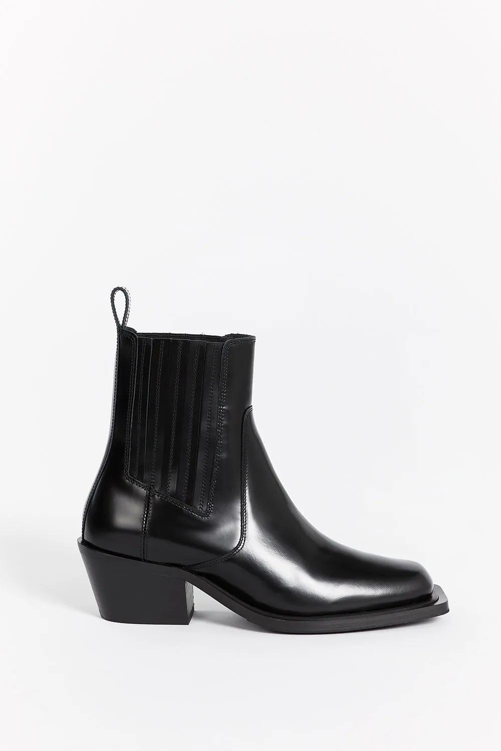 Dissh ALOHAS DENVER BLACK LEATHER BOOT