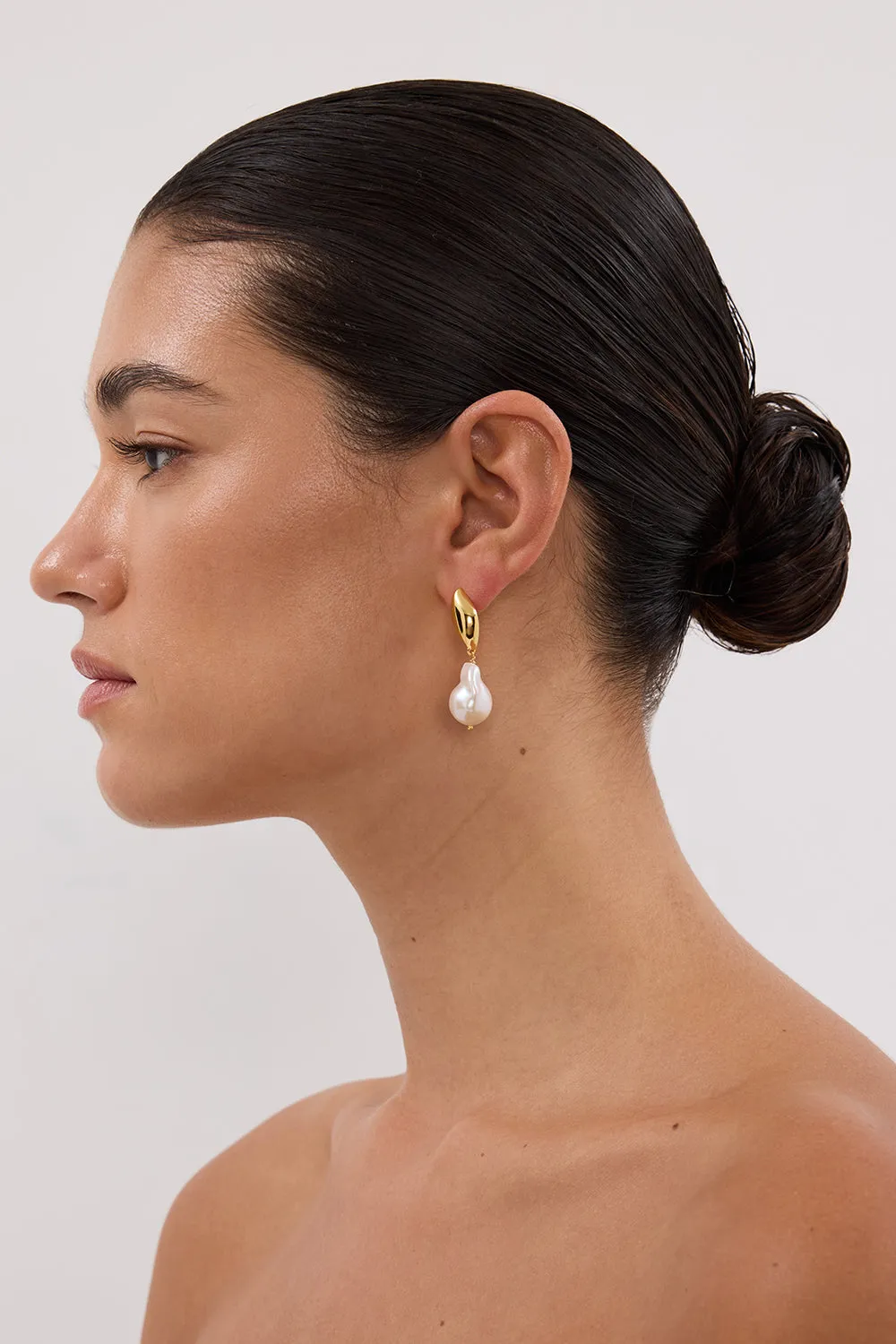 Dissh AMBER SCEATS ISOLA EARRING GOLD