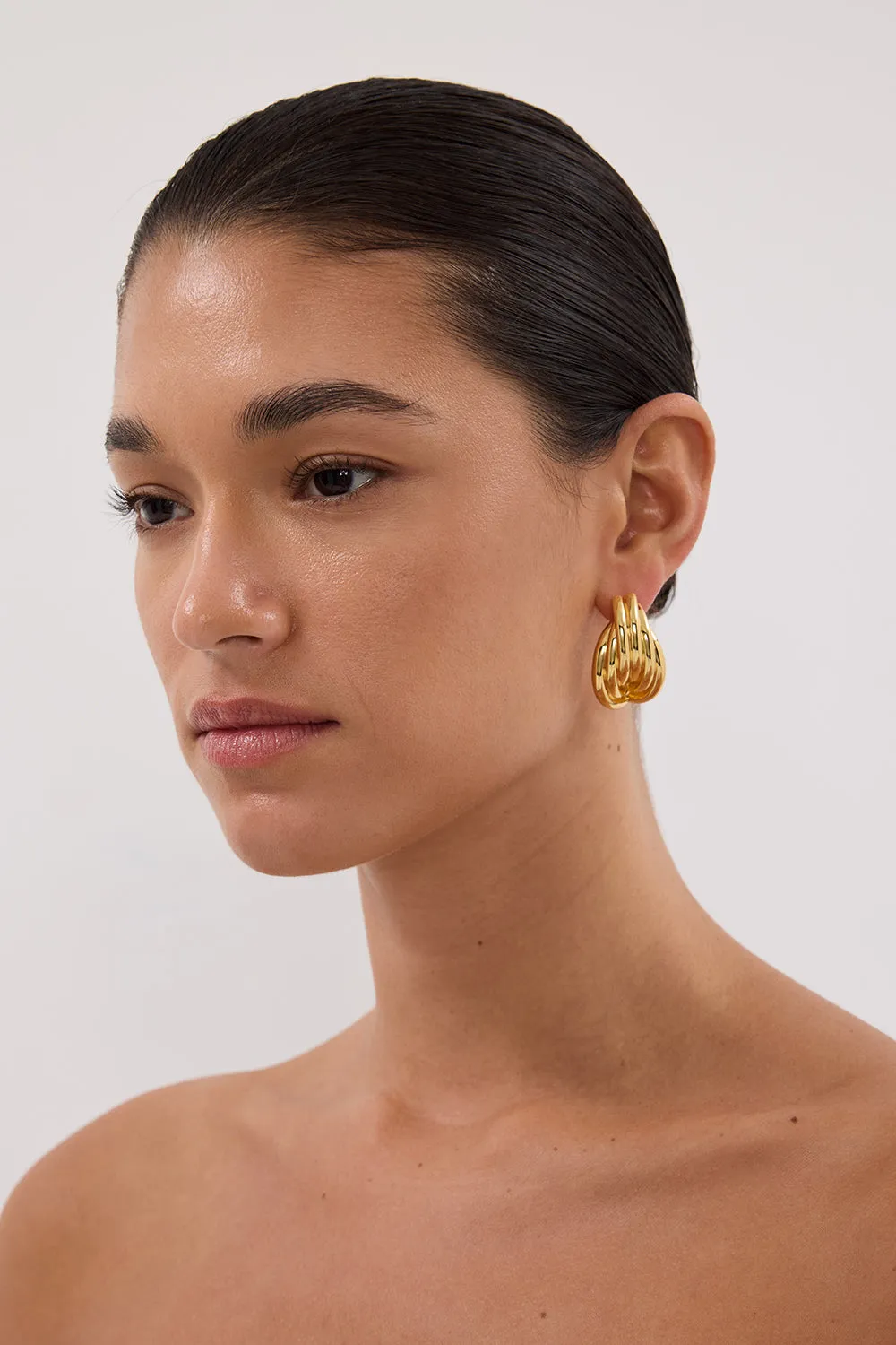 Dissh AMBER SCEATS QUINLAN EARRING GOLD