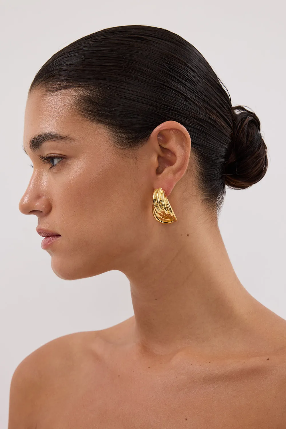 Dissh AMBER SCEATS QUINLAN EARRING GOLD