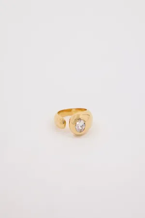 Dissh AMBER SCEATS VESPER RING GOLD