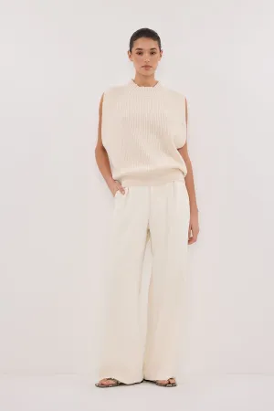 Dissh ARO CREAM KNIT TOP