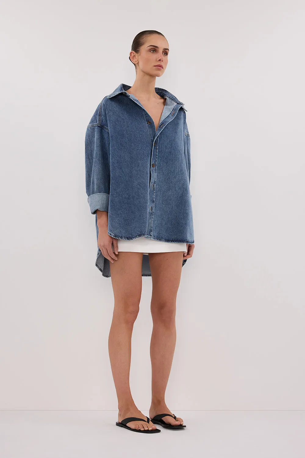 Dissh ASHTON CLASSIC BLUE DENIM SHIRT
