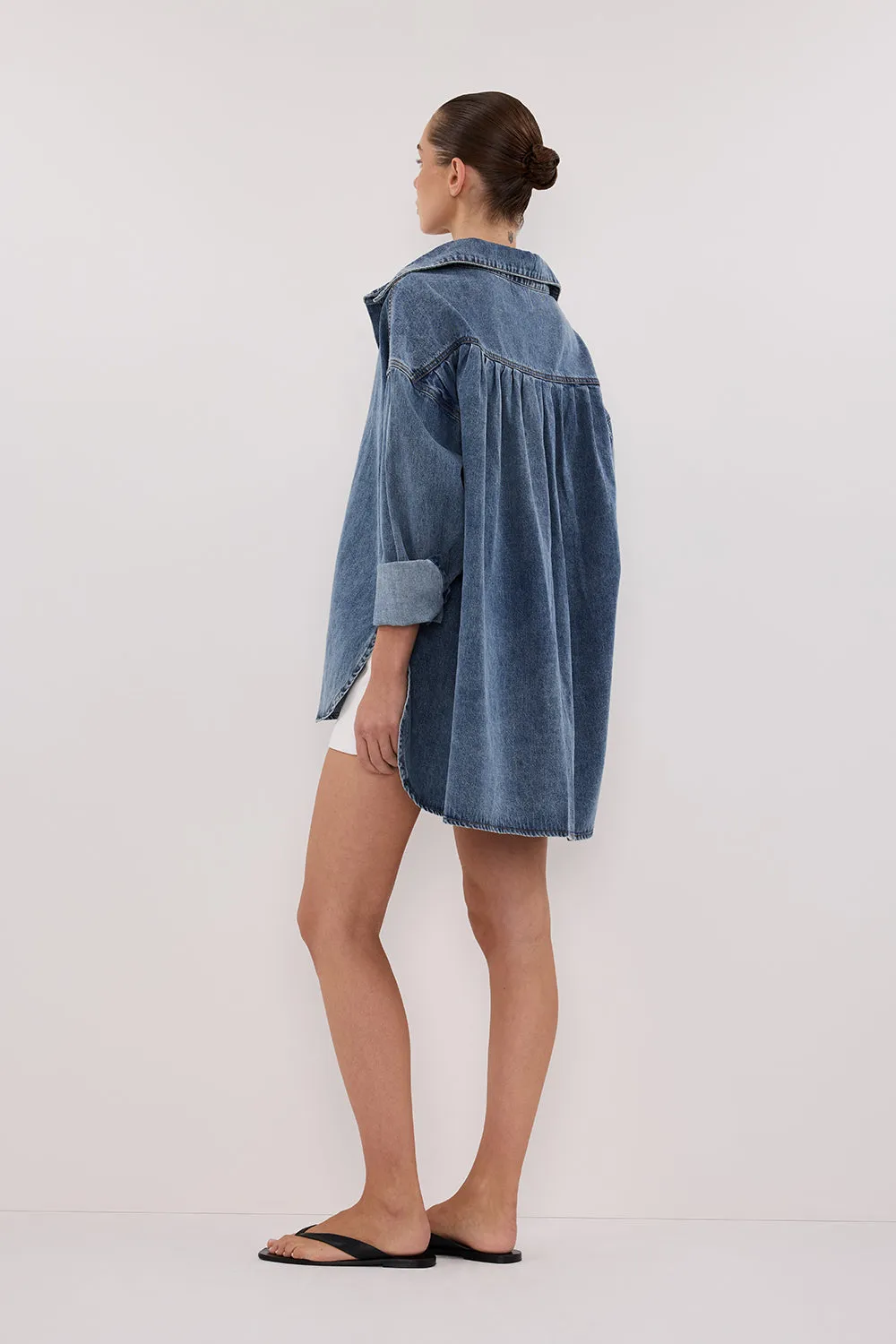Dissh ASHTON CLASSIC BLUE DENIM SHIRT