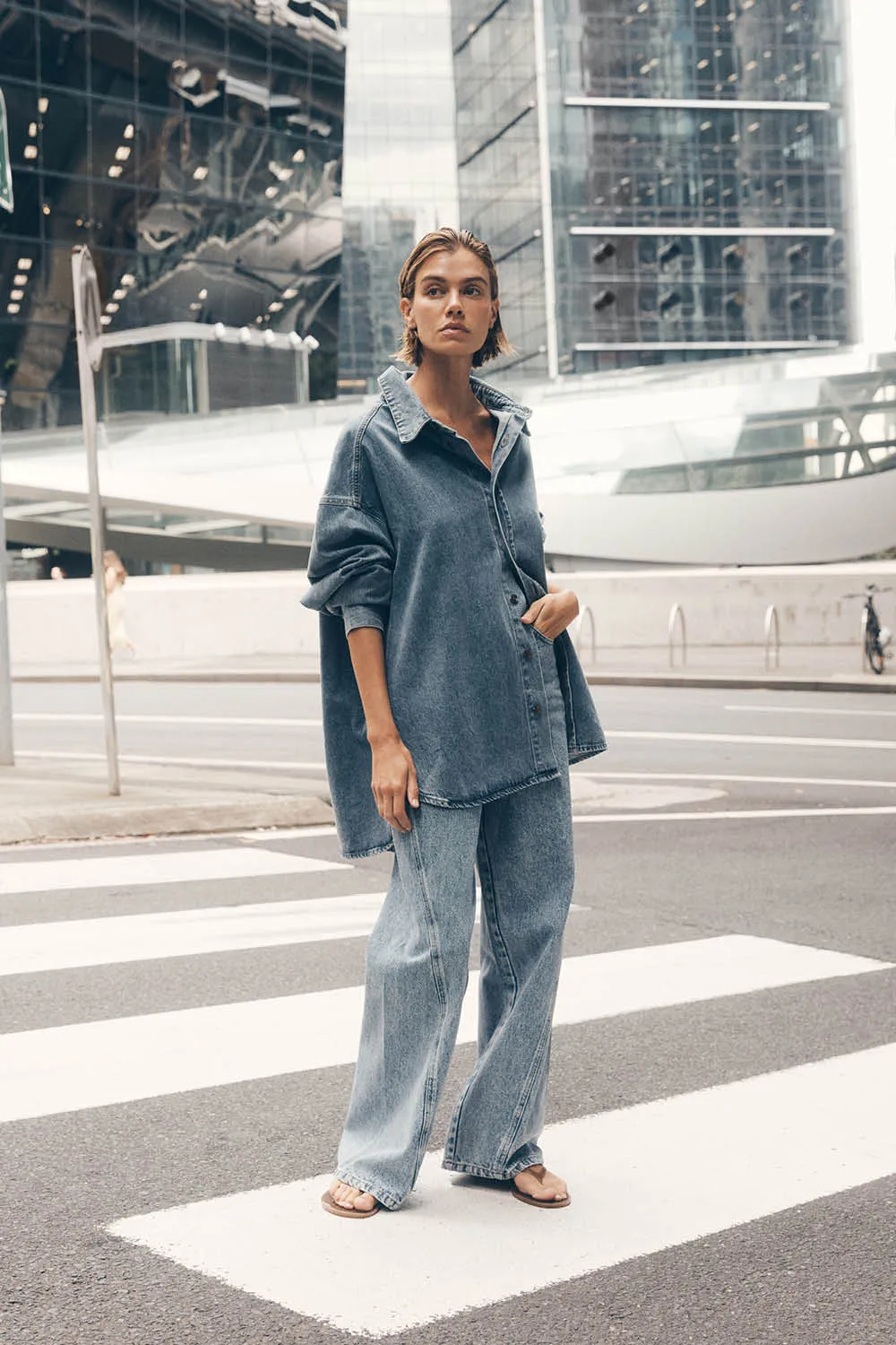 Dissh ASHTON CLASSIC BLUE DENIM SHIRT