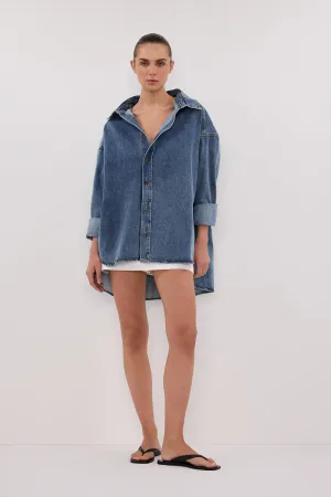 Dissh ASHTON CLASSIC BLUE DENIM SHIRT