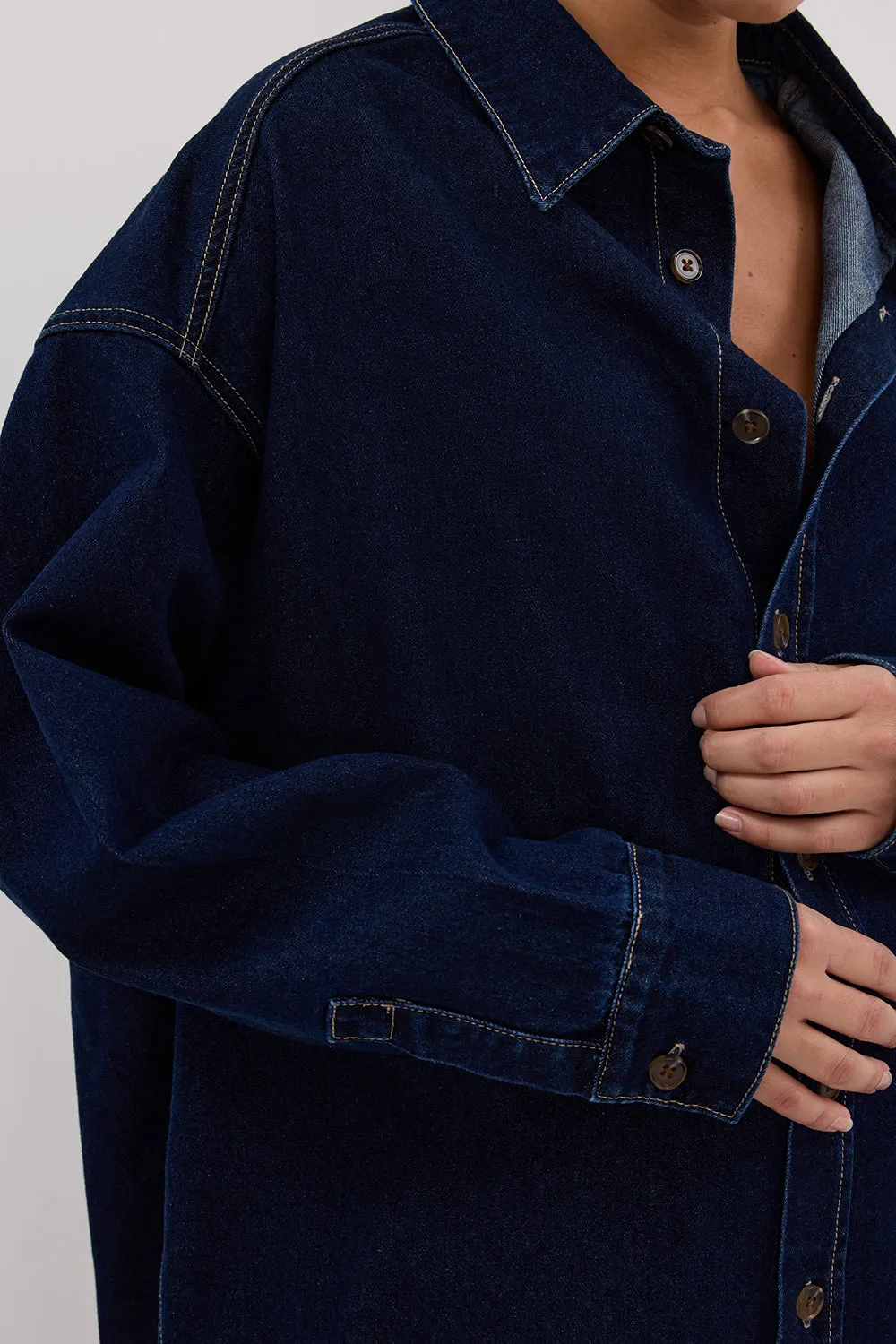 Dissh ASHTON INDIGO DENIM SHIRT