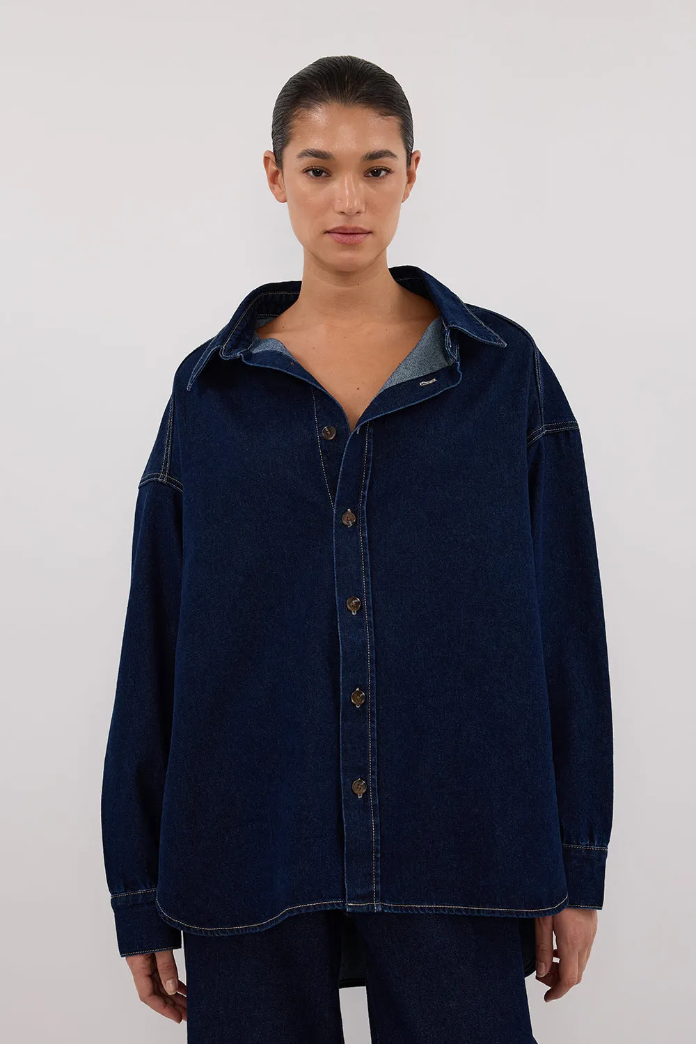 Dissh ASHTON INDIGO DENIM SHIRT