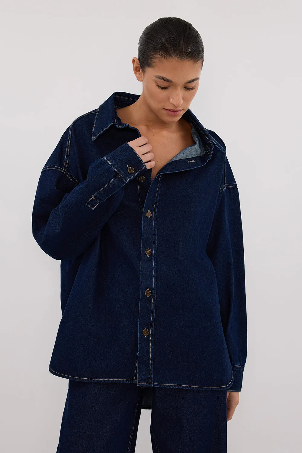 Dissh ASHTON INDIGO DENIM SHIRT