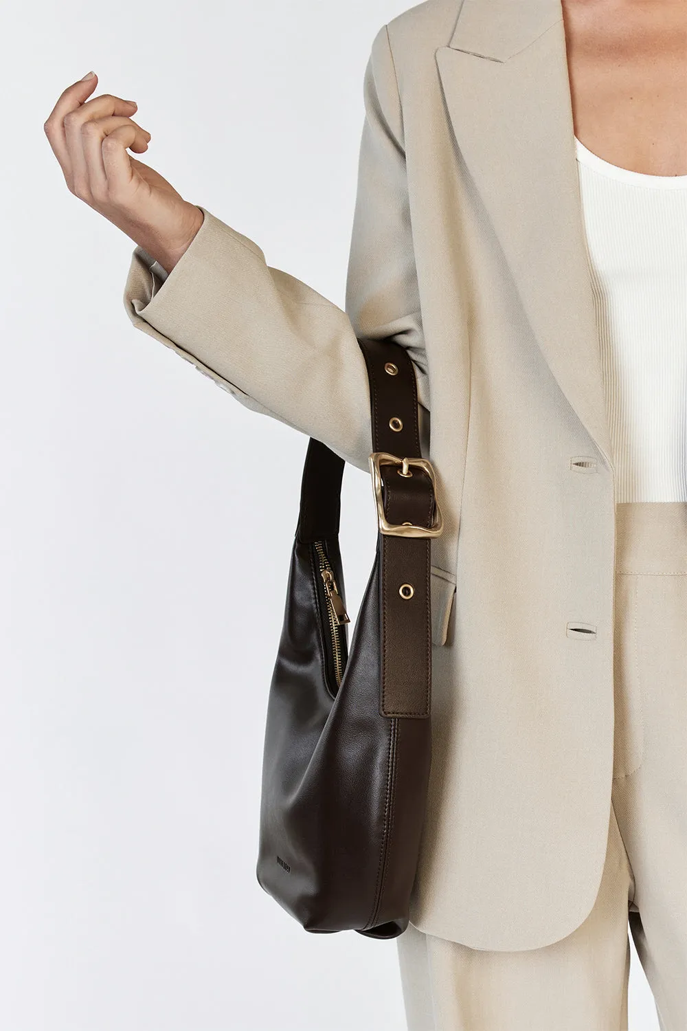 Dissh BRIE LEON CRIOSSANT BAG CHOCOLATE