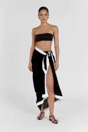 Dissh CALLIE BLACK BANDEAU TOP