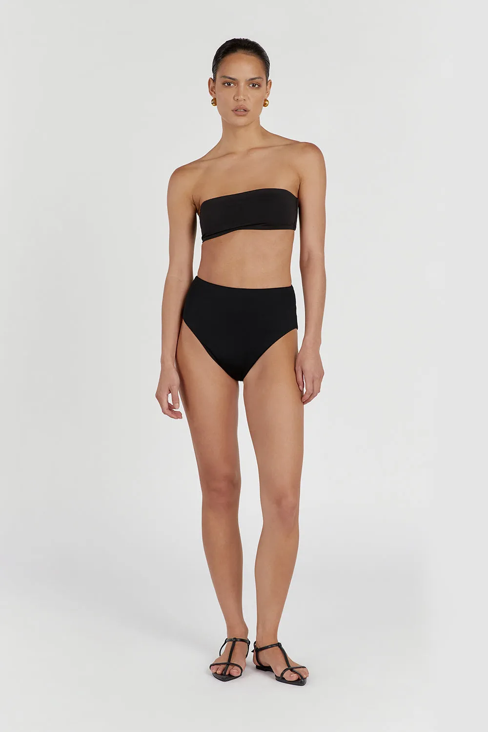 Dissh CALLIE BLACK BANDEAU TOP