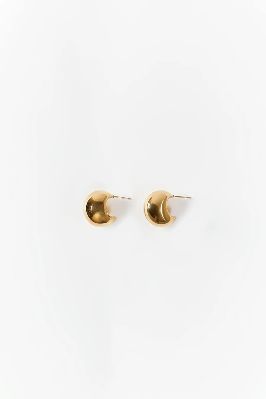 Dissh CENDRE BOBBI GOLD HOOP EARRINGS