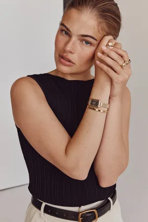Dissh CENDRE MAISON GOLD/BLACK WATCH