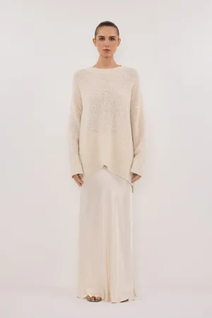 Dissh CICI CREAM LONGLINE JUMPER