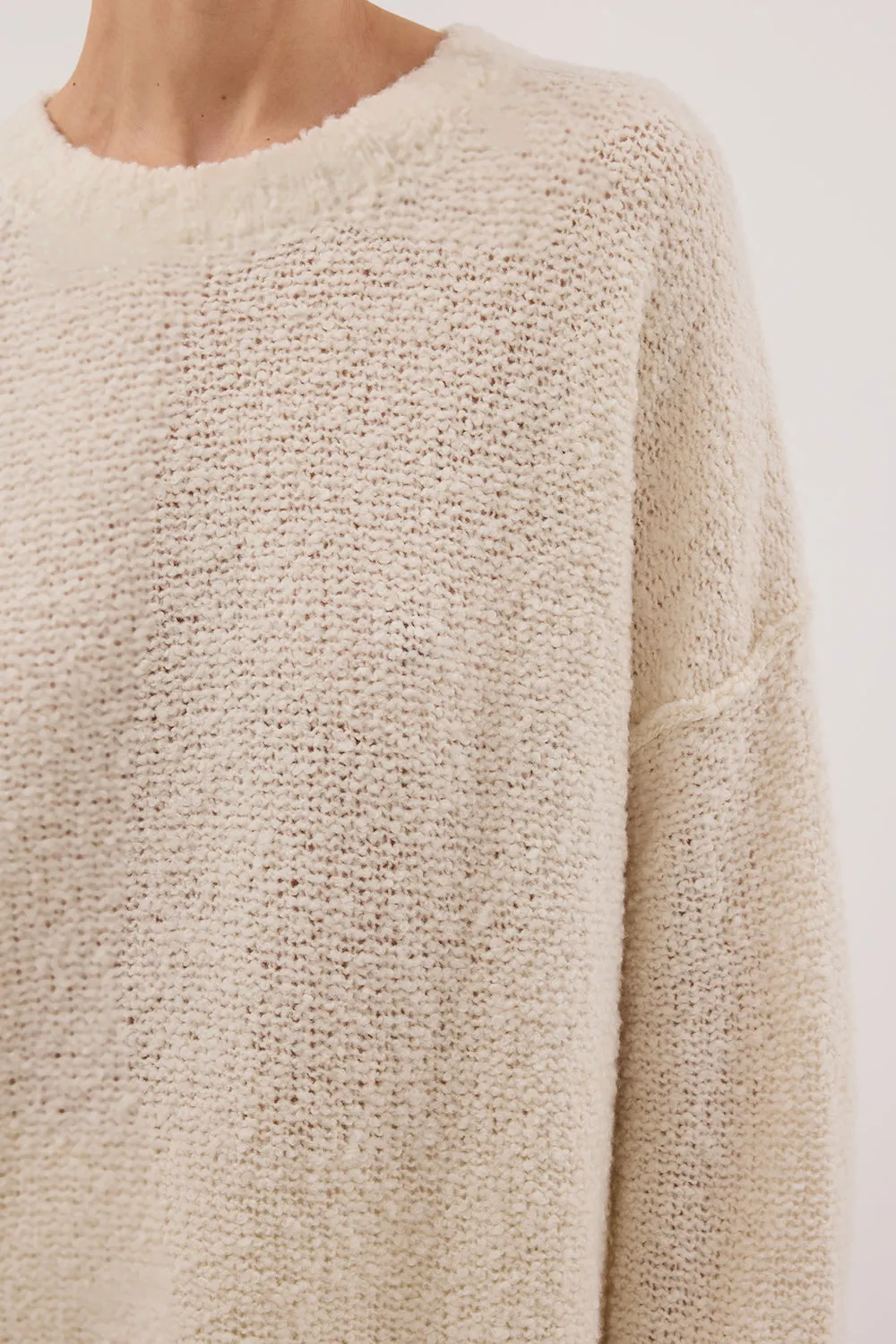 Dissh CICI CREAM LONGLINE JUMPER