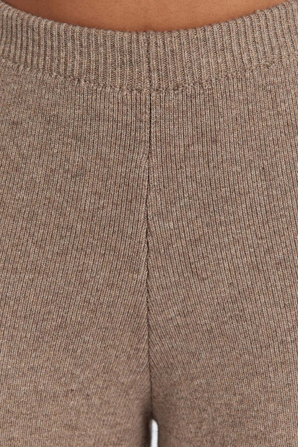 Dissh CLEMENCE CHOC MARLE KNIT PANT