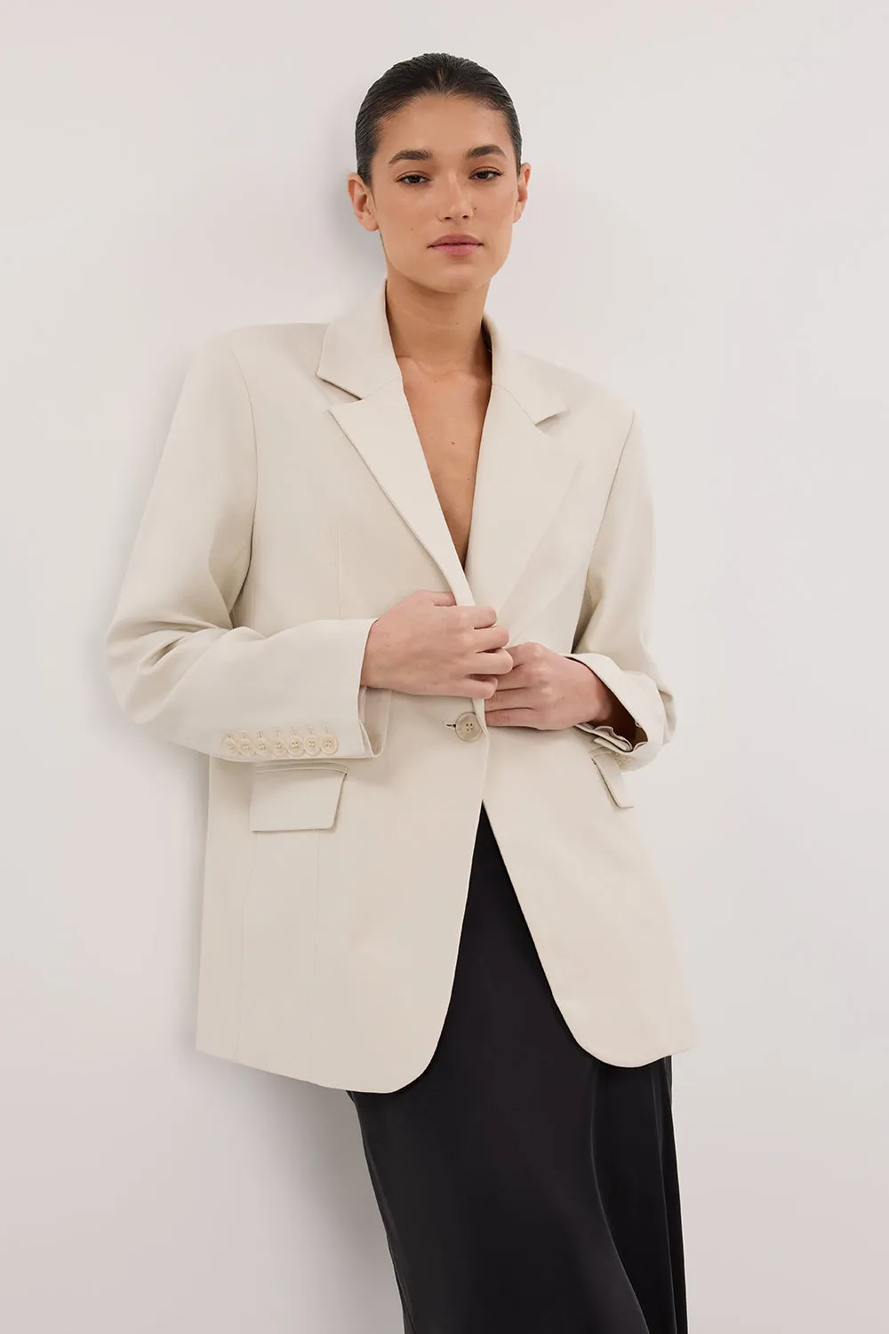 Dissh EDEN PLASTER BOXY BLAZER