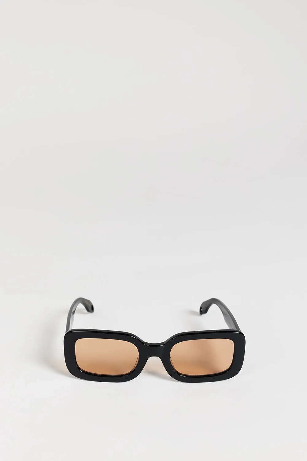 Dissh ELISA JOHNSON LEXI GLOSS BLACK LIGHT BROWN LENS SUNGLASSES