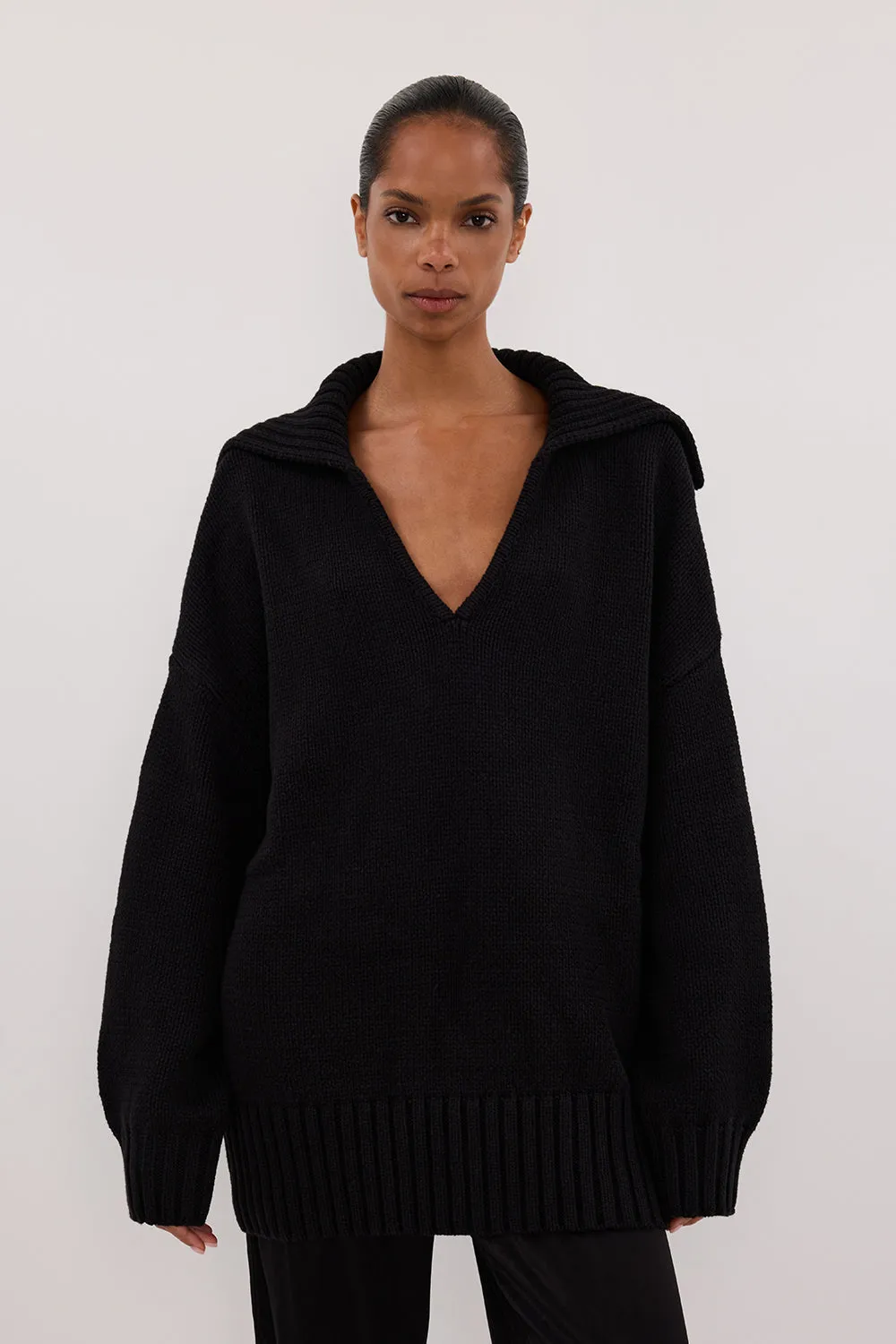 Dissh FRANKIE BLACK SAILOR JUMPER