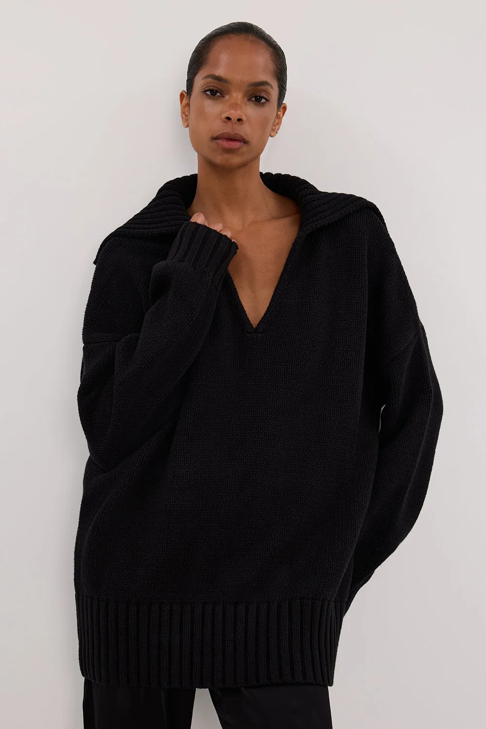 Dissh FRANKIE BLACK SAILOR JUMPER