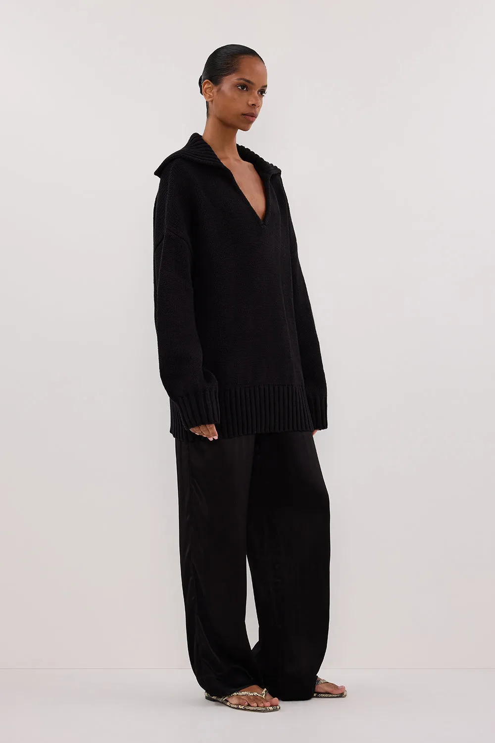 Dissh FRANKIE BLACK SAILOR JUMPER