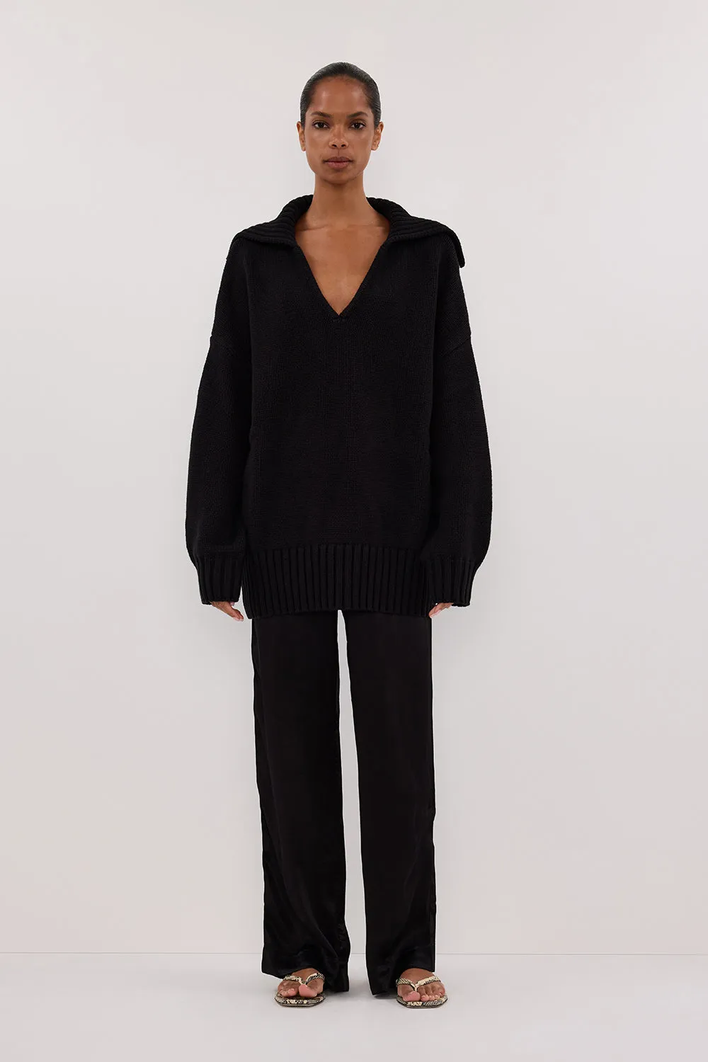 Dissh FRANKIE BLACK SAILOR JUMPER