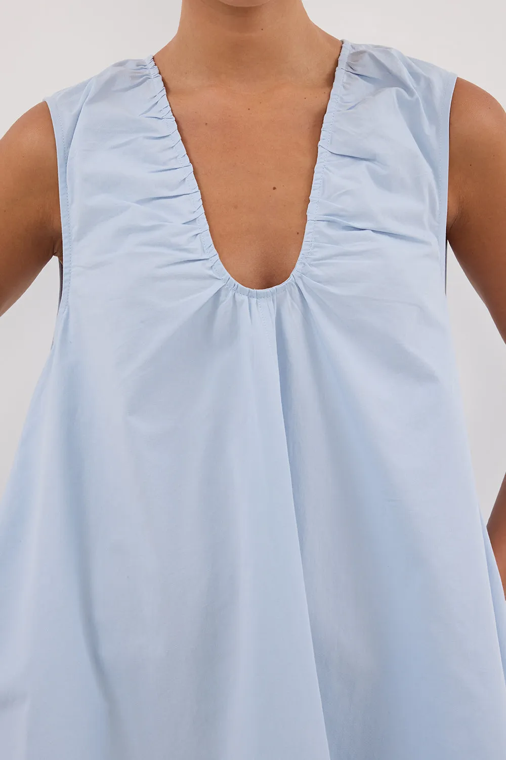 Dissh GABBY CORNFLOWER COTTON MINI DRESS