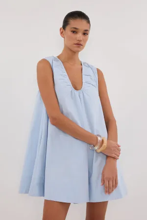 Dissh GABBY CORNFLOWER COTTON MINI DRESS