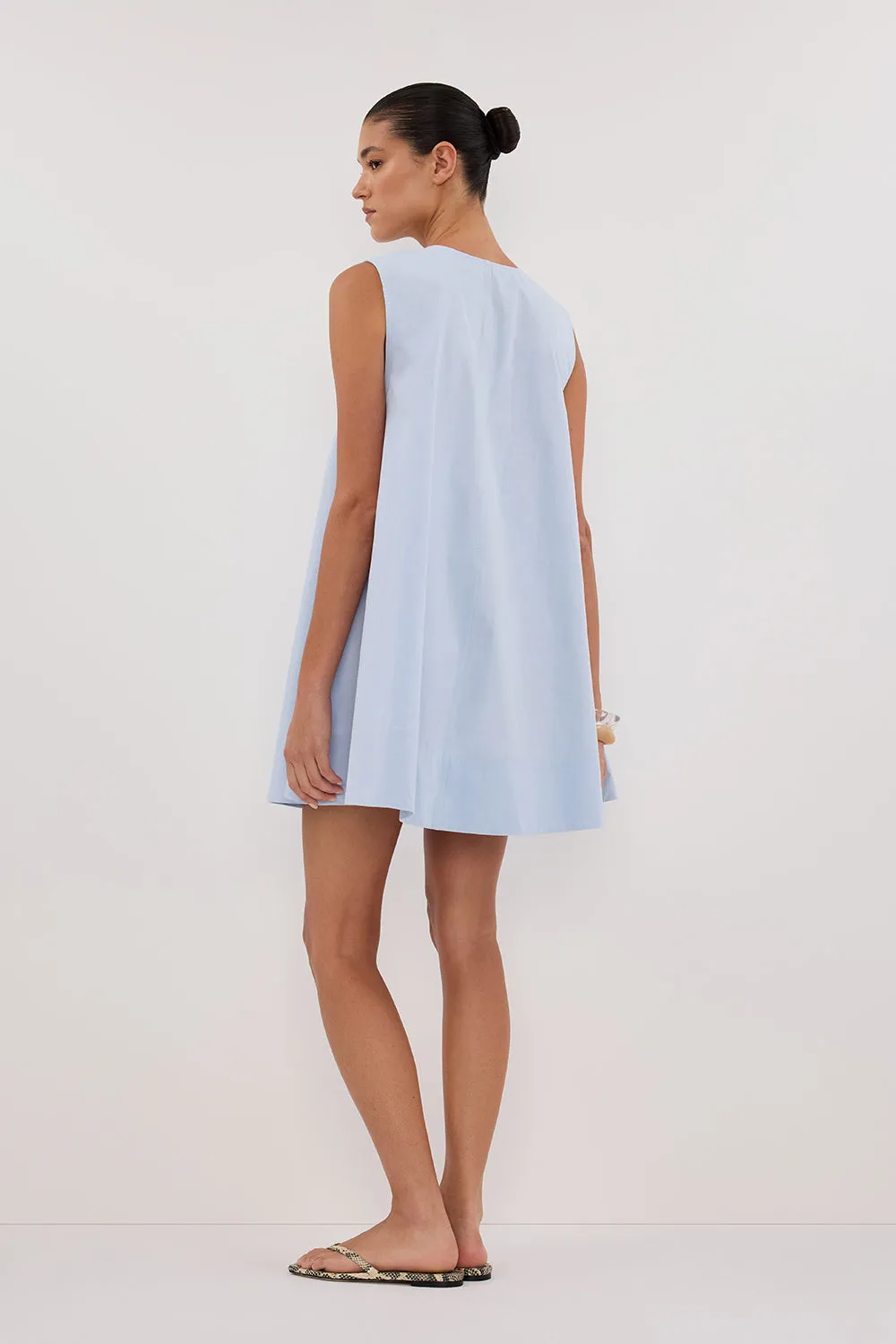Dissh GABBY CORNFLOWER COTTON MINI DRESS