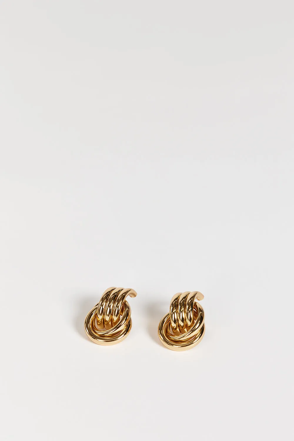 Dissh HEAVEN MAYHEM MINI KNOT GOLD EARRING