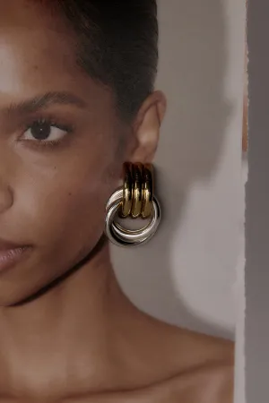 Dissh HEAVEN MAYHEM MINI KNOT MIXED EARRING