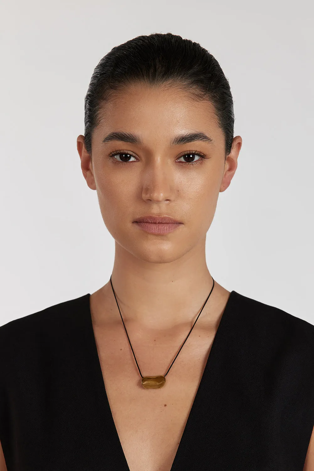 Dissh HEAVEN MAYHEM PEBBLE GOLD NECKLACE