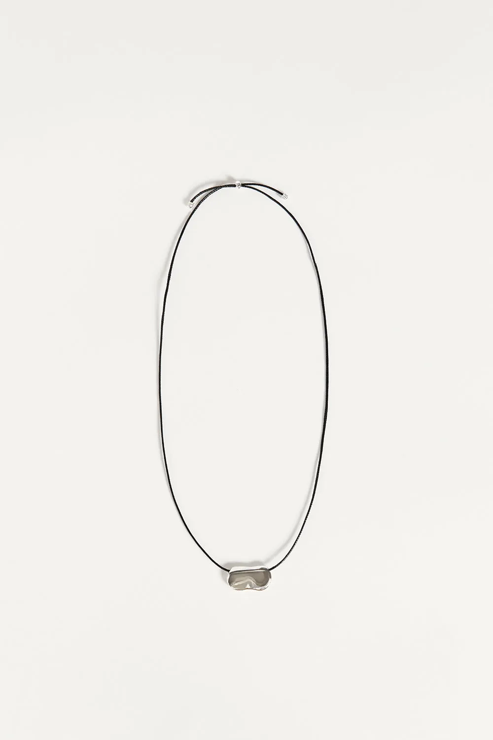 Dissh HEAVEN MAYHEM PEBBLE SILVER NECKLACE