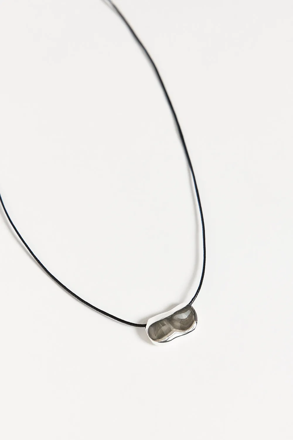 Dissh HEAVEN MAYHEM PEBBLE SILVER NECKLACE