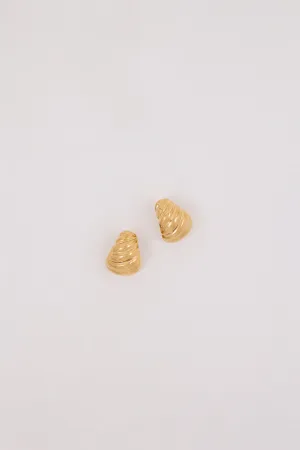 Dissh HEAVEN MAYHEM SHELL EARRING GOLD