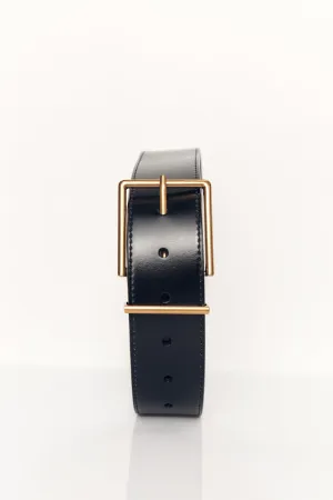 Dissh HUDSON BLACK LEATHER BELT