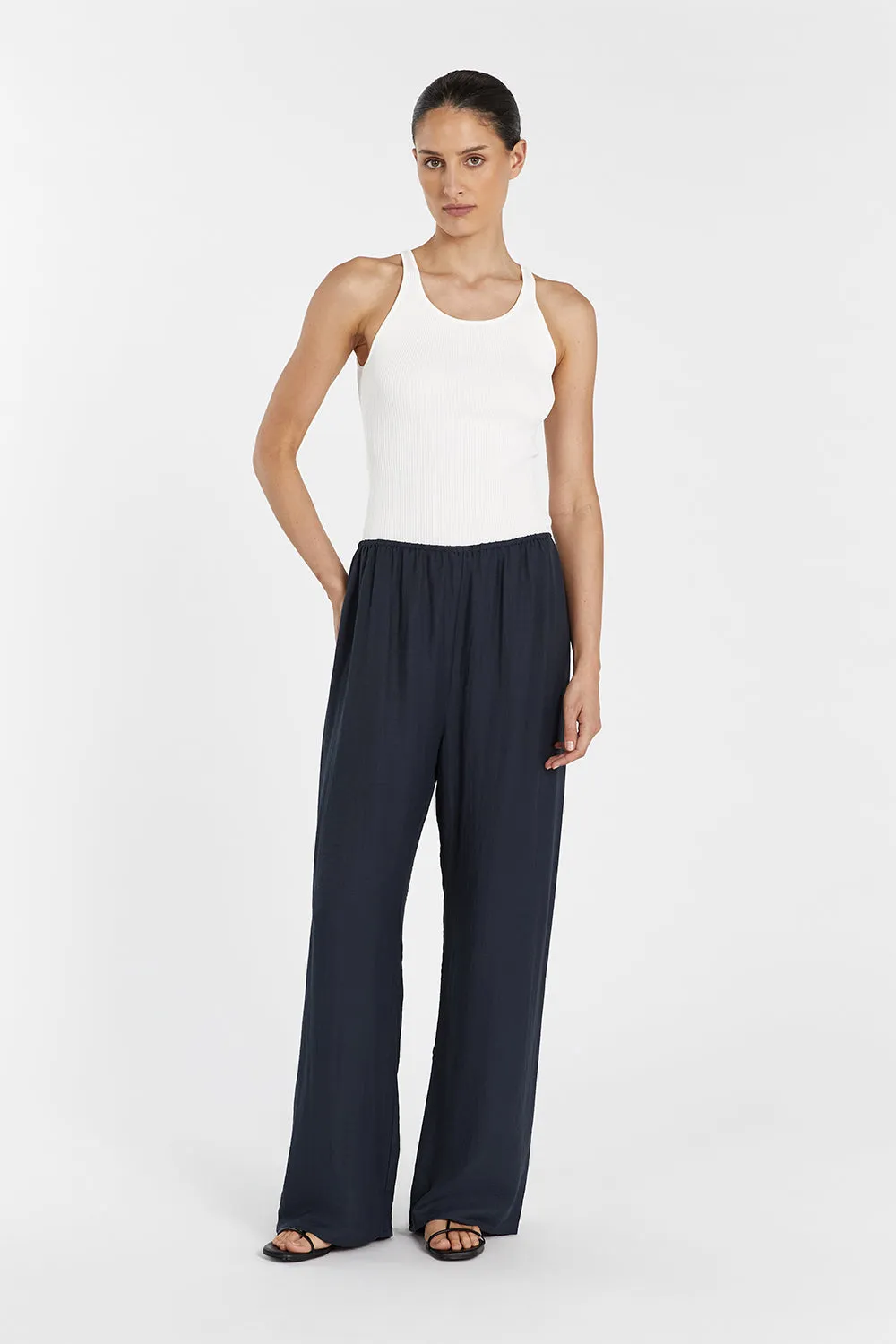 Dissh JOLIE SLATE MARLE DRAWSTRING PANT