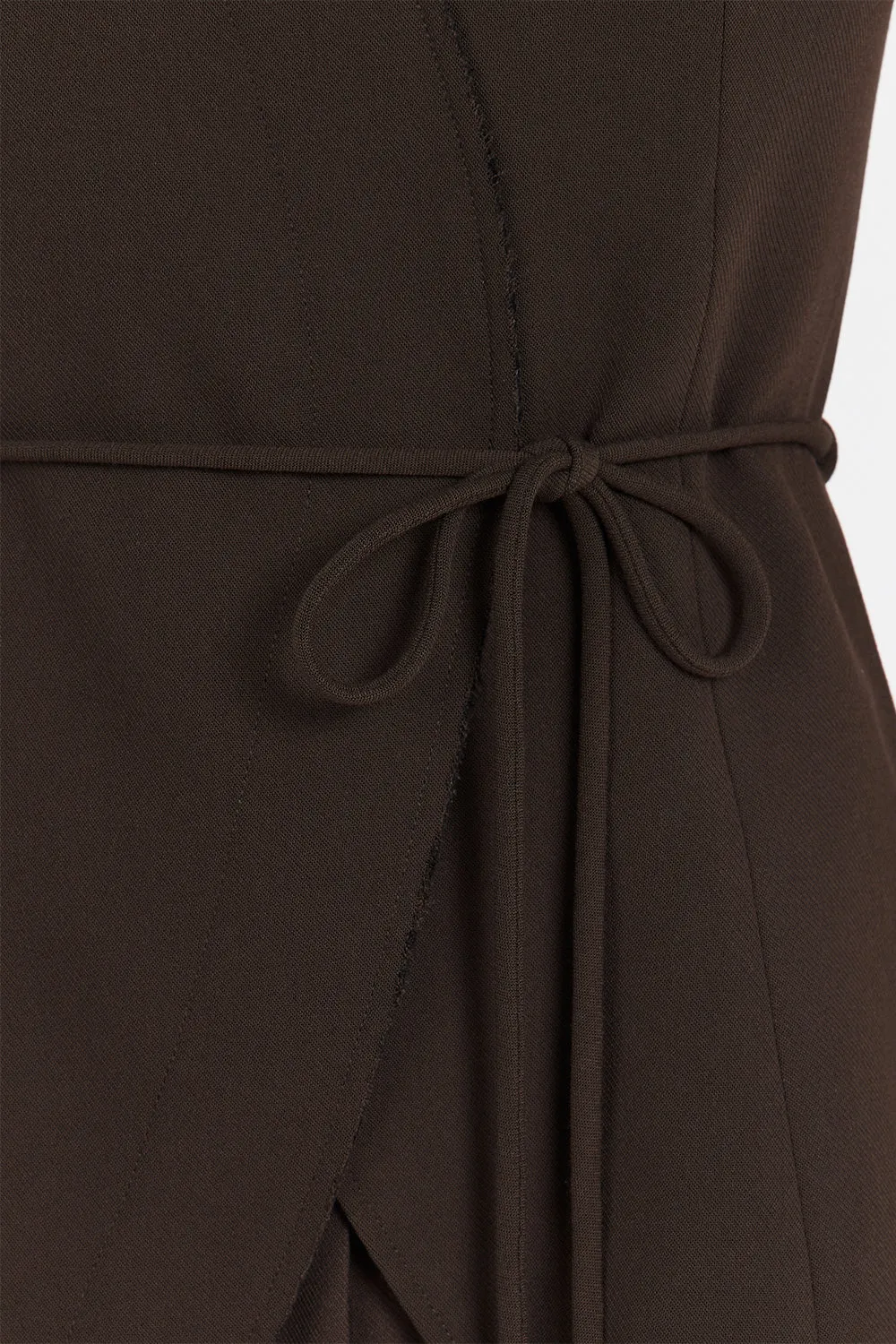Dissh JULIE BITTER CHOC STRAPLESS TOP