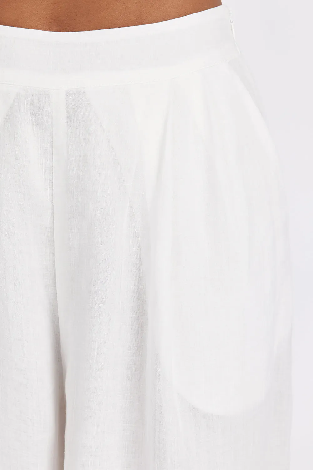 Dissh KAI WHITE RAMIE RESORT PANT
