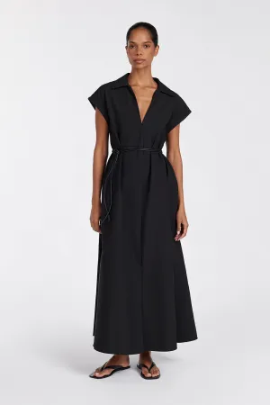 Dissh KAYLYN BLACK SHIRT DRESS