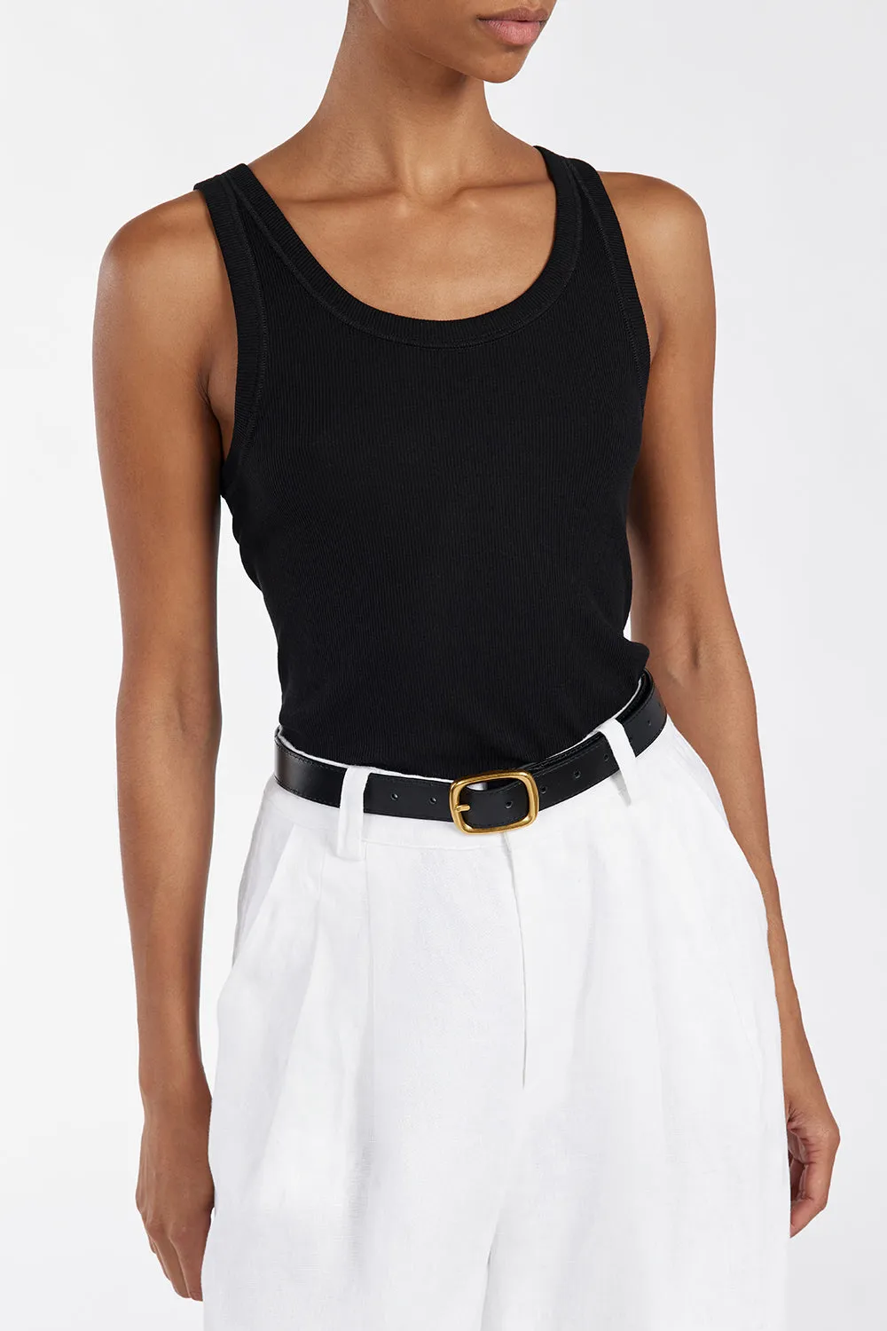 Dissh LEE BLACK KNIT TANK
